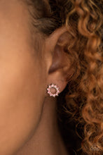 Load image into Gallery viewer, Richly Resplendent - Pink Post Earrings
