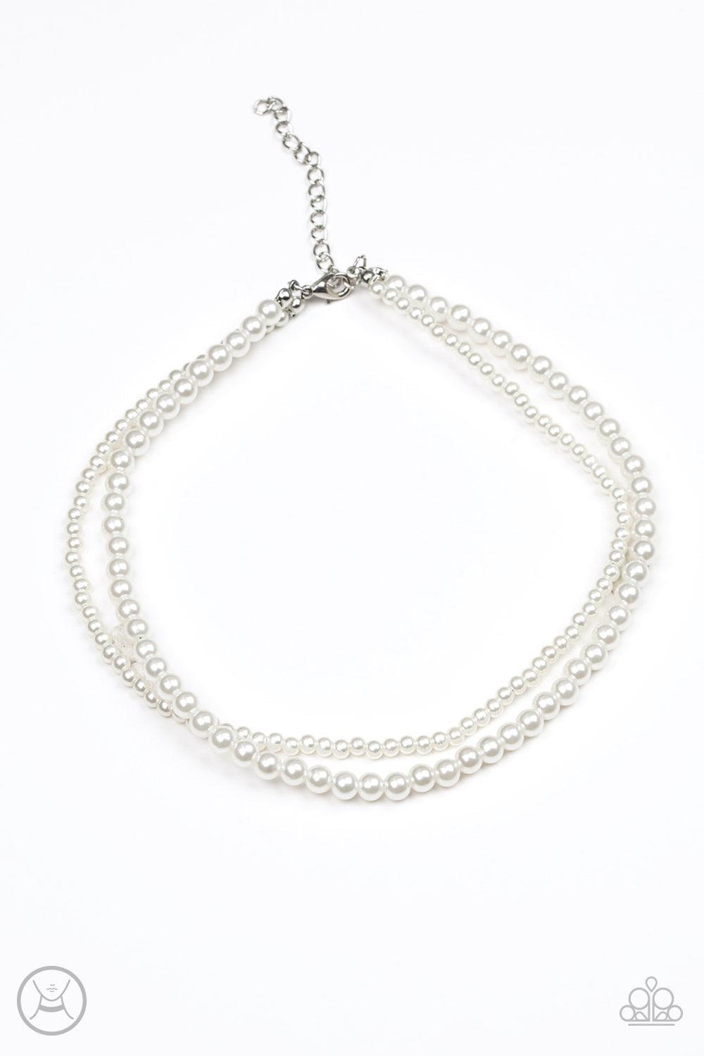 Ladies Choice - White Choker Necklace