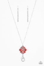 Load image into Gallery viewer, Malibu Mandala - Red Necklace
