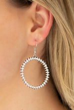 Load image into Gallery viewer, Spark Their Attention - White Earrings
