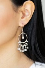 Load image into Gallery viewer, Cosmic Chandeliers - White Earring
