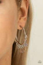 Load image into Gallery viewer, Happy Independence Day - Silver Earrings
