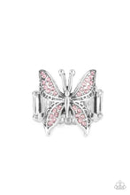 Load image into Gallery viewer, Blinged Out Butterfly - Pink Rings
