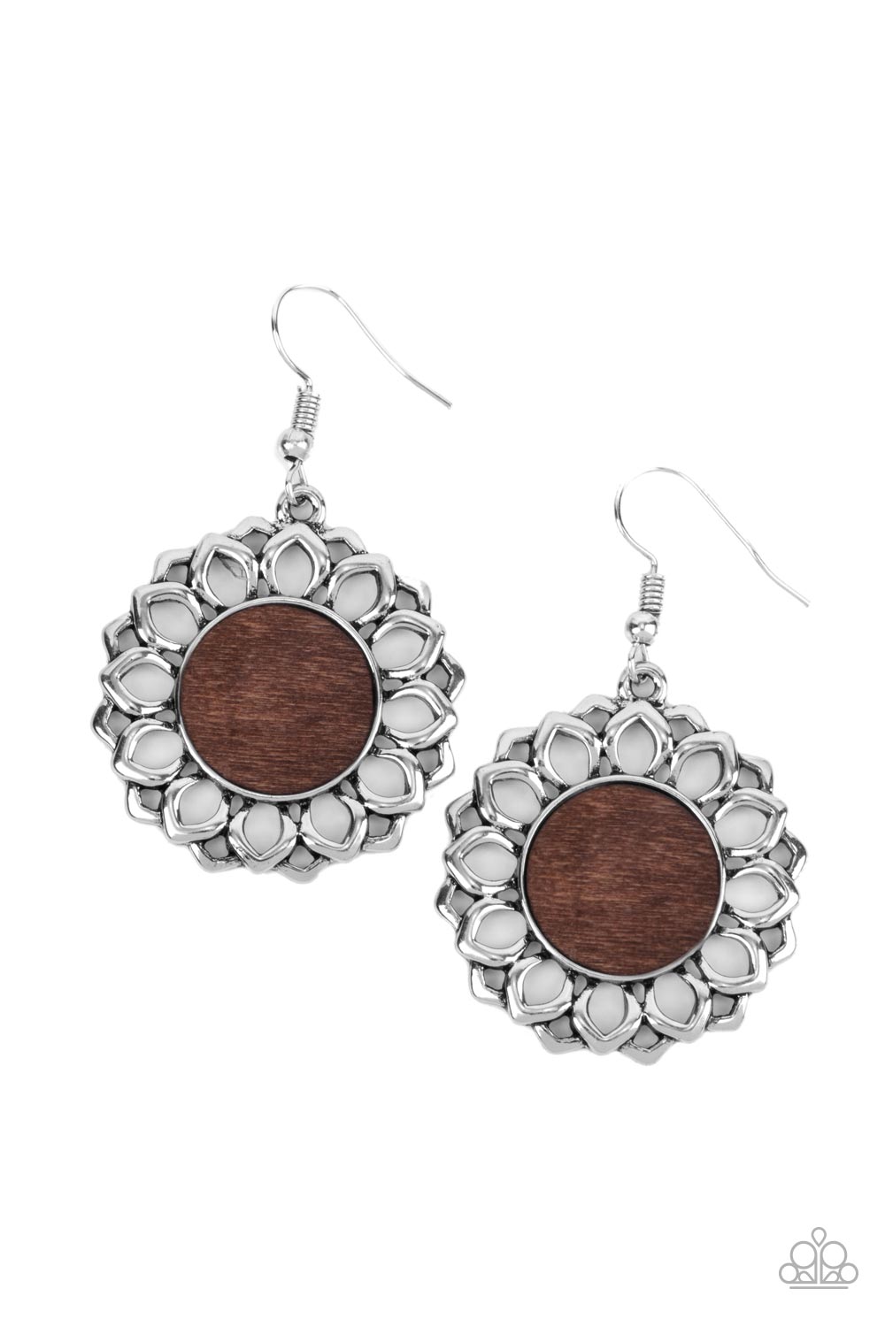 Farmhouse Fashionista - Brown Earring