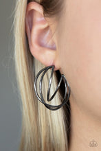 Load image into Gallery viewer, City Contour - Black Earring
