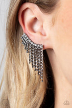 Load image into Gallery viewer, Thunderstruck Sparkle - Black Earring
