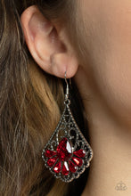 Load image into Gallery viewer, Exemplary Elegance - Red Earring
