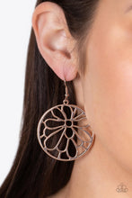 Load image into Gallery viewer, Glowing Glades - Rose Gold Earring
