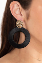 Load image into Gallery viewer, Strategically Sassy - Black Earring
