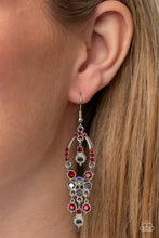 Load image into Gallery viewer, Sophisticated Starlet - Red Earring
