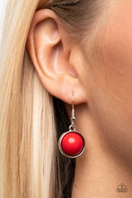 Load image into Gallery viewer, Eye of the BEAD-holder - Red Necklace
