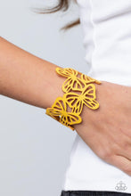 Load image into Gallery viewer, Butterfly Breeze - Yellow Bracelet
