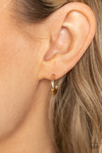 Load image into Gallery viewer, Small-Scale Shimmer - Gold Earring
