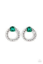 Load image into Gallery viewer, Smoldering Scintillation - Green Earring
