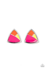 Load image into Gallery viewer, Kaleidoscopic Collision - Multi Post Earrings
