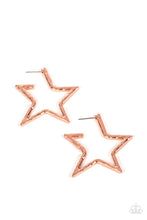 Load image into Gallery viewer, All-Star Attitude - Copper Earring
