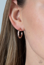 Load image into Gallery viewer, Triumphantly Textured - Rose Gold Earrings
