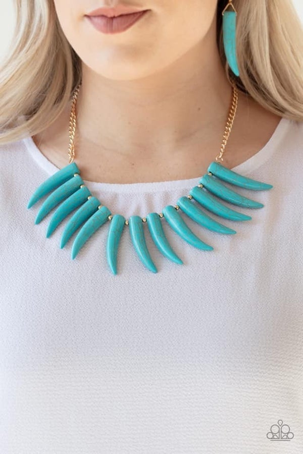 Tusk Tundra - Blue Necklaces