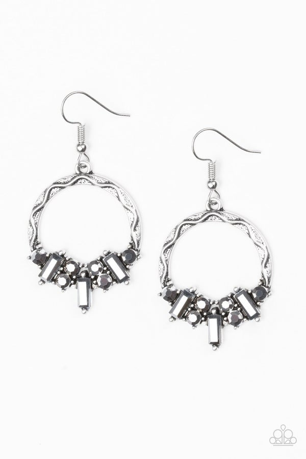 On The Uptrend - Silver Earrings