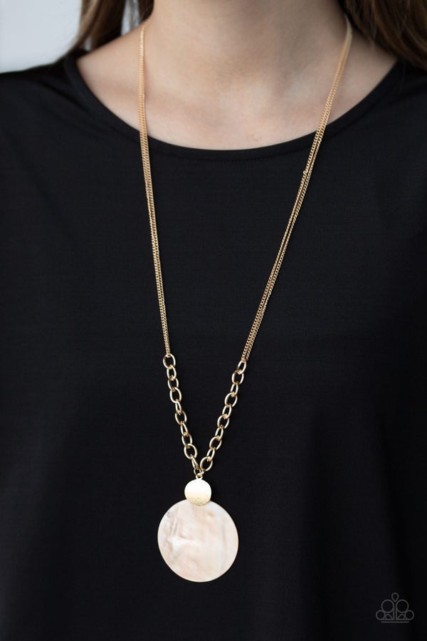 A Top-SHELLer - Gold Necklaces