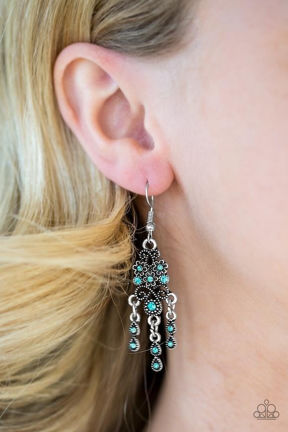 Spring Bling - Blue Earrings